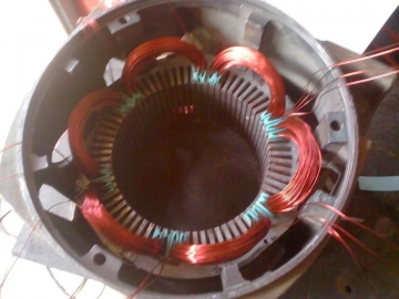 三相交流電機電樞受潮該怎么修理電機呢？