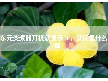 東元變頻器開機(jī)就顯示OC，就問是什么故障
