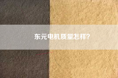 東元電機(jī)質(zhì)量怎樣？